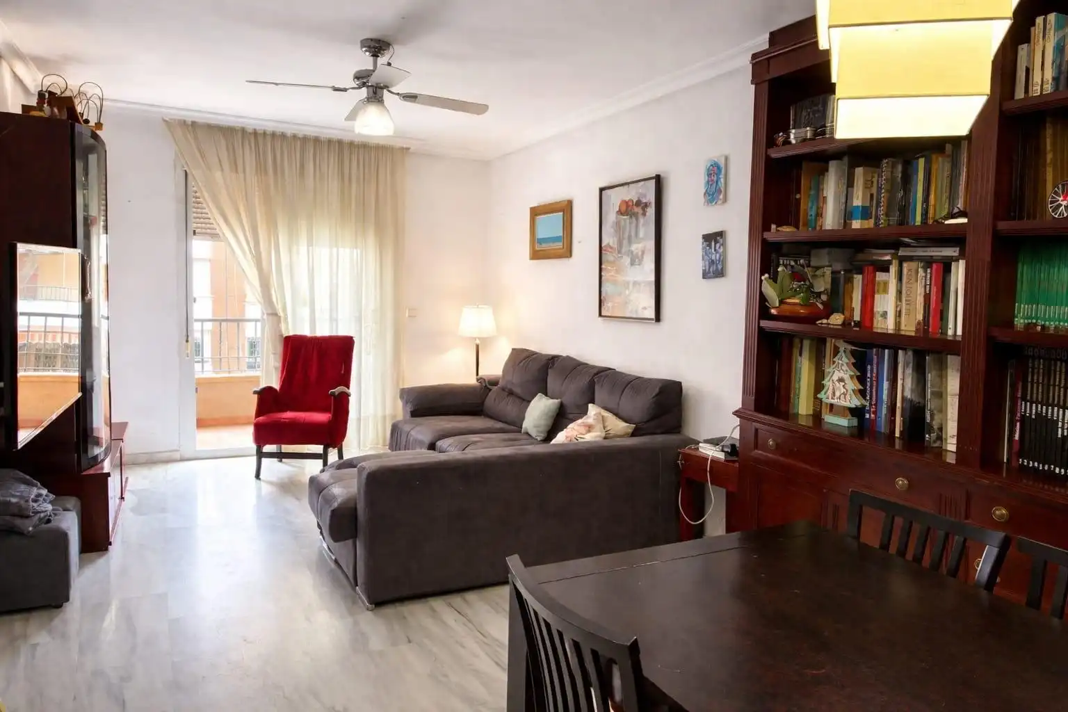 Sala de estar de Piso en venta en Córdoba con Aire acondicionado, Calefacción y Balcón