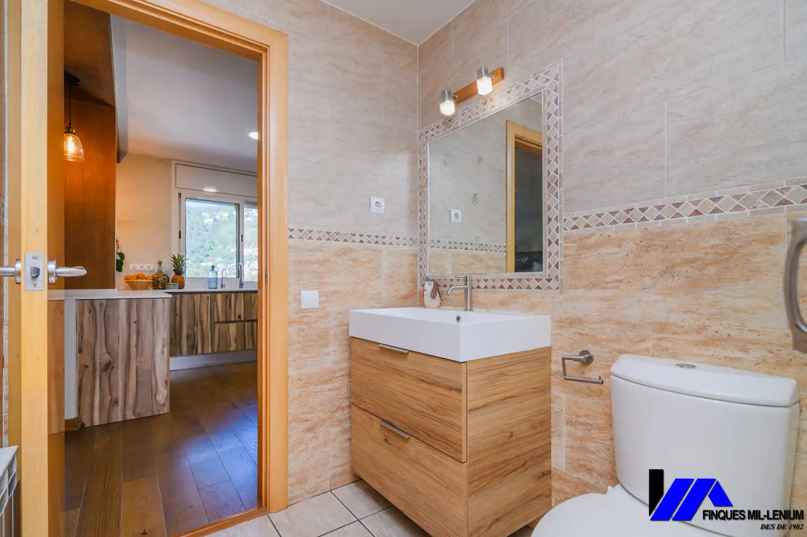 Baño de Casa o chalet en venta en Vallirana con Aire acondicionado, Calefacción y Jardín privado