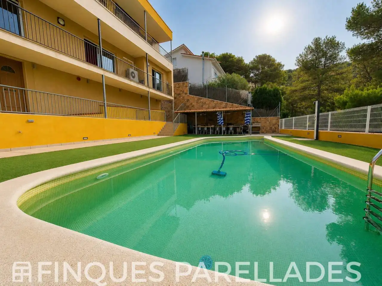 Swimming pool of Houses for sale in Canyelles  with Air Conditioner, Heating and Private garden