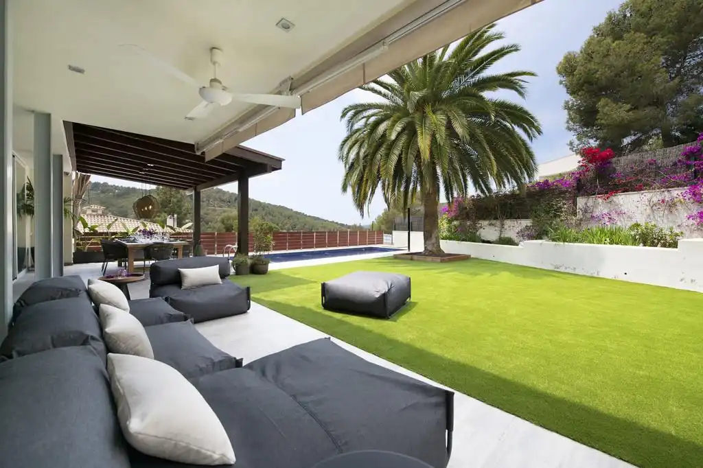 Terrace of Houses for sale in Sant Pere de Ribes  with Air Conditioner, Heating and Private garden