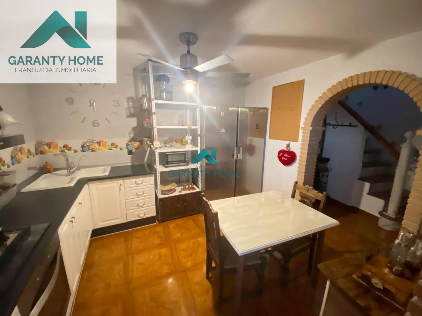 Cocina de Casa adosada en venta en Villardompardo con Aire acondicionado, Jardín privado y Terraza