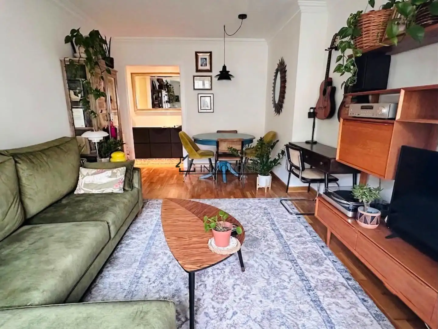 Sala de estar de Piso en venta en Poio con Calefacción, Terraza y Trastero
