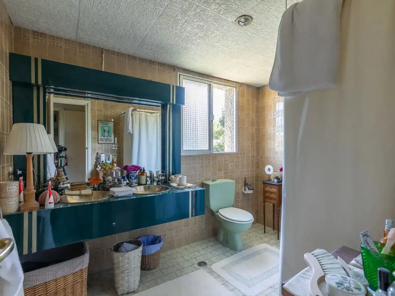 Baño de Casa o chalet en venta en Madrid con Aire acondicionado, Jardín privado y Parquet