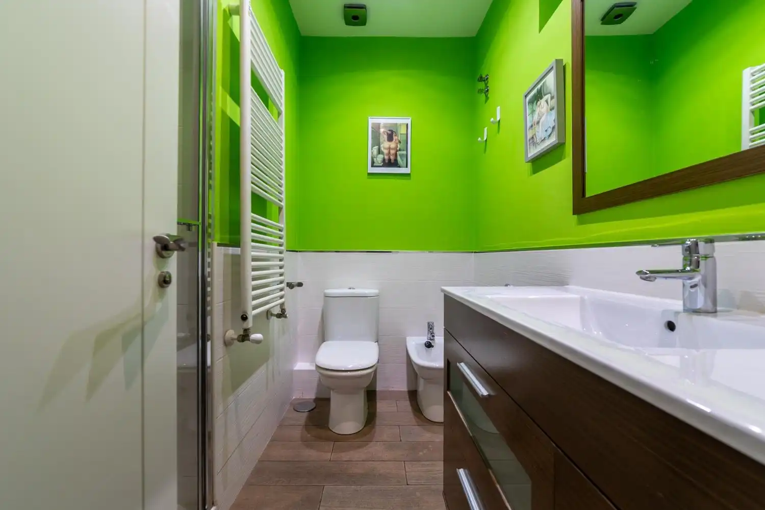 Badezimmer von Wohnung zum Verkauf in Oria mit Heizung, Abstellraum und Balkon