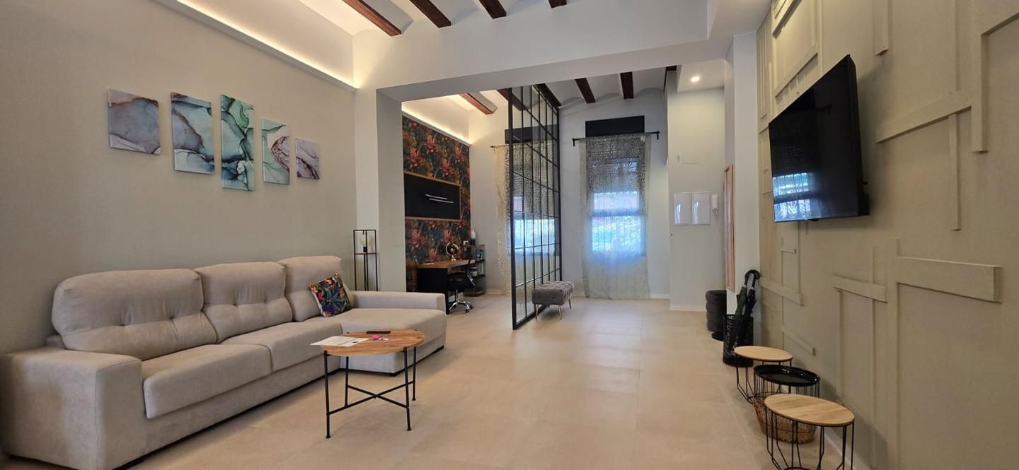 Living room of House or chalet for sale in  Valencia Capital  with Air Conditioner