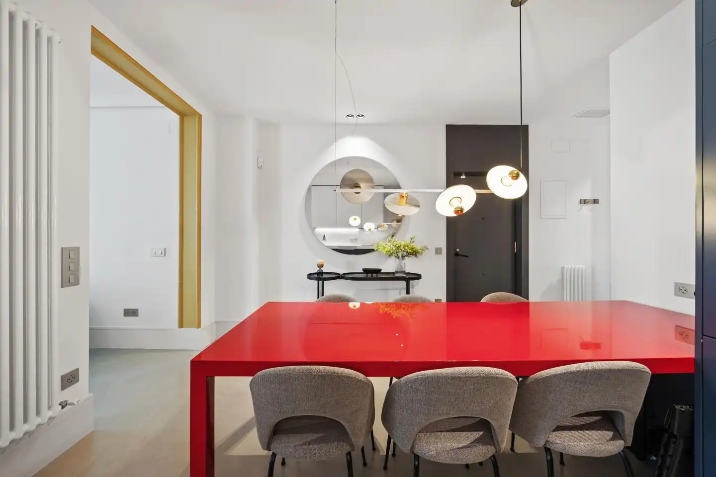 Esszimmer von Wohnung zur Miete in Madrid mit Klimaanlage, Heizung und Möbliert