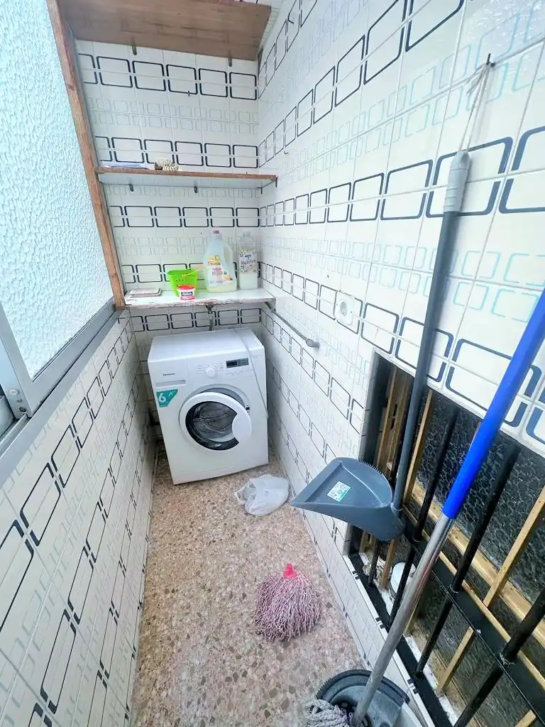 Balcony of Flat for rent in Valencia  with Air Conditioner, Heating and Furnished