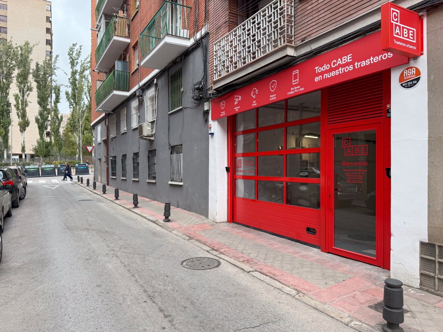 Exterior view of Box room to rent in  Madrid Capital  with Alarm