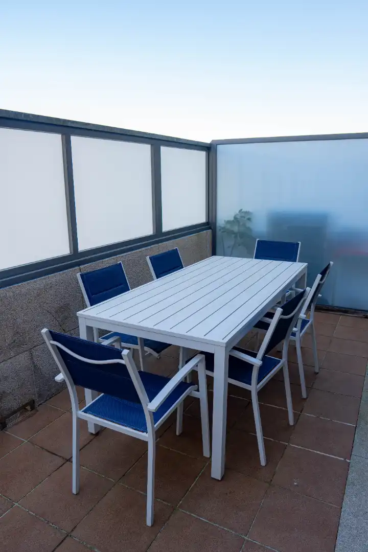 Terraza de Apartamento en venta en A Illa de Arousa  con Calefacción, Jardín privado y Parquet