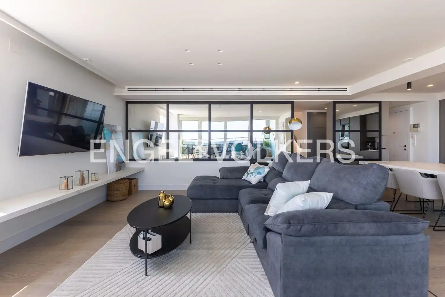 Sala de estar de Ático en venta en Camins al Grau