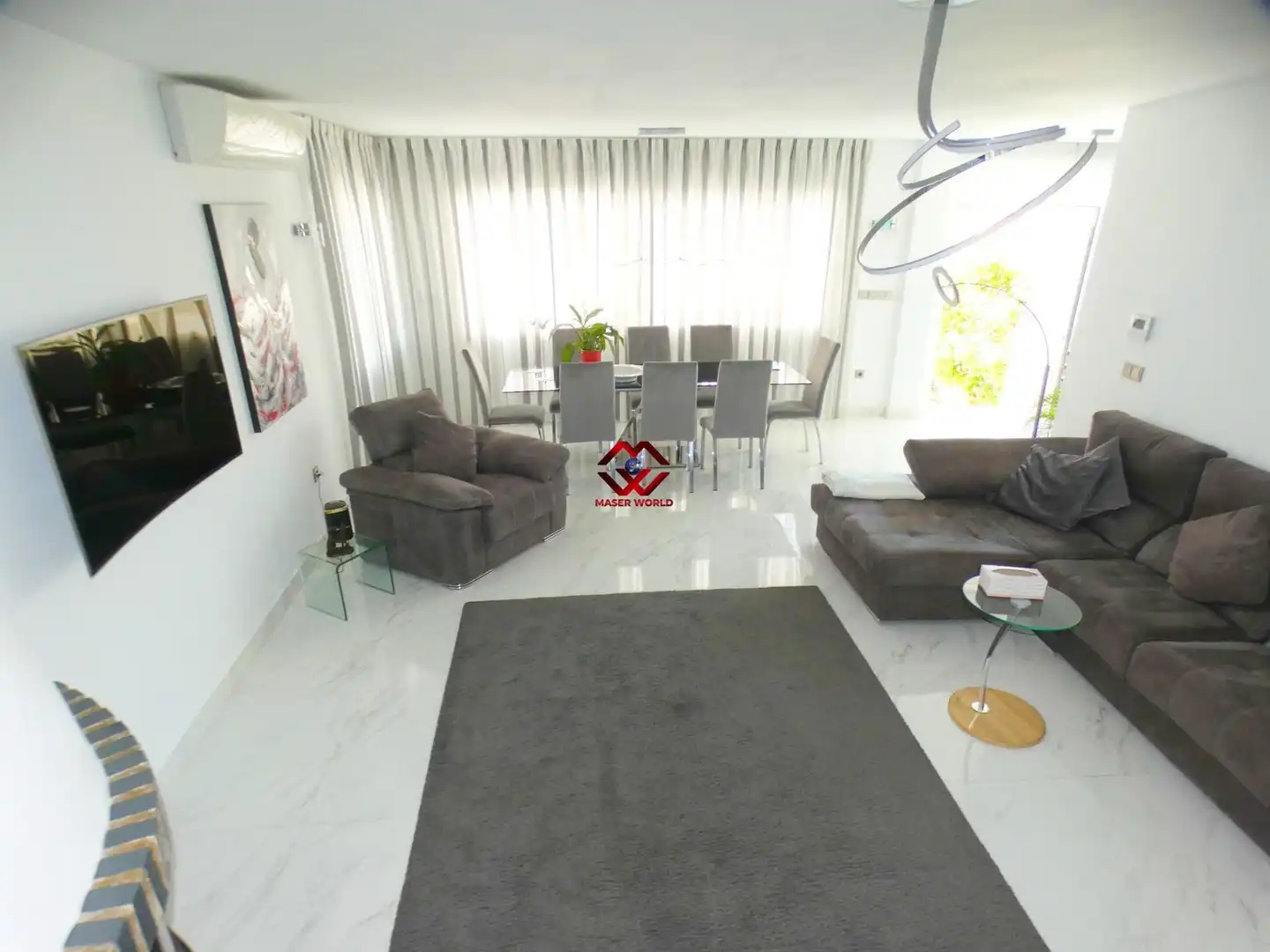 Sala d'estar de Casa o xalet en venda en Mazarrón amb Aire condicionat, Calefacció i Terrassa