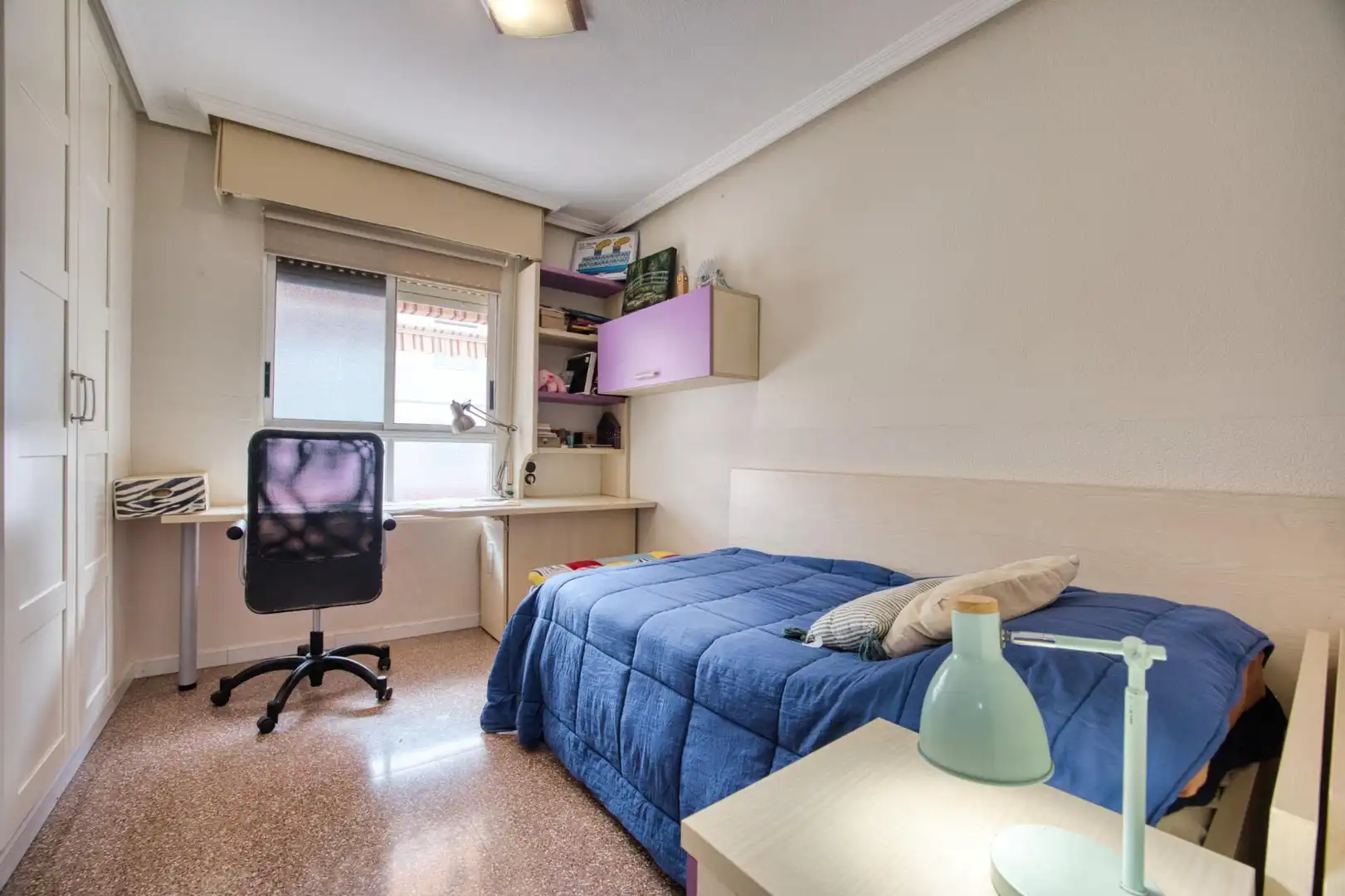 Schlafzimmer von Dachboden zum Verkauf in Alicante / Alacant mit Klimaanlage, Heizung und Terrasse