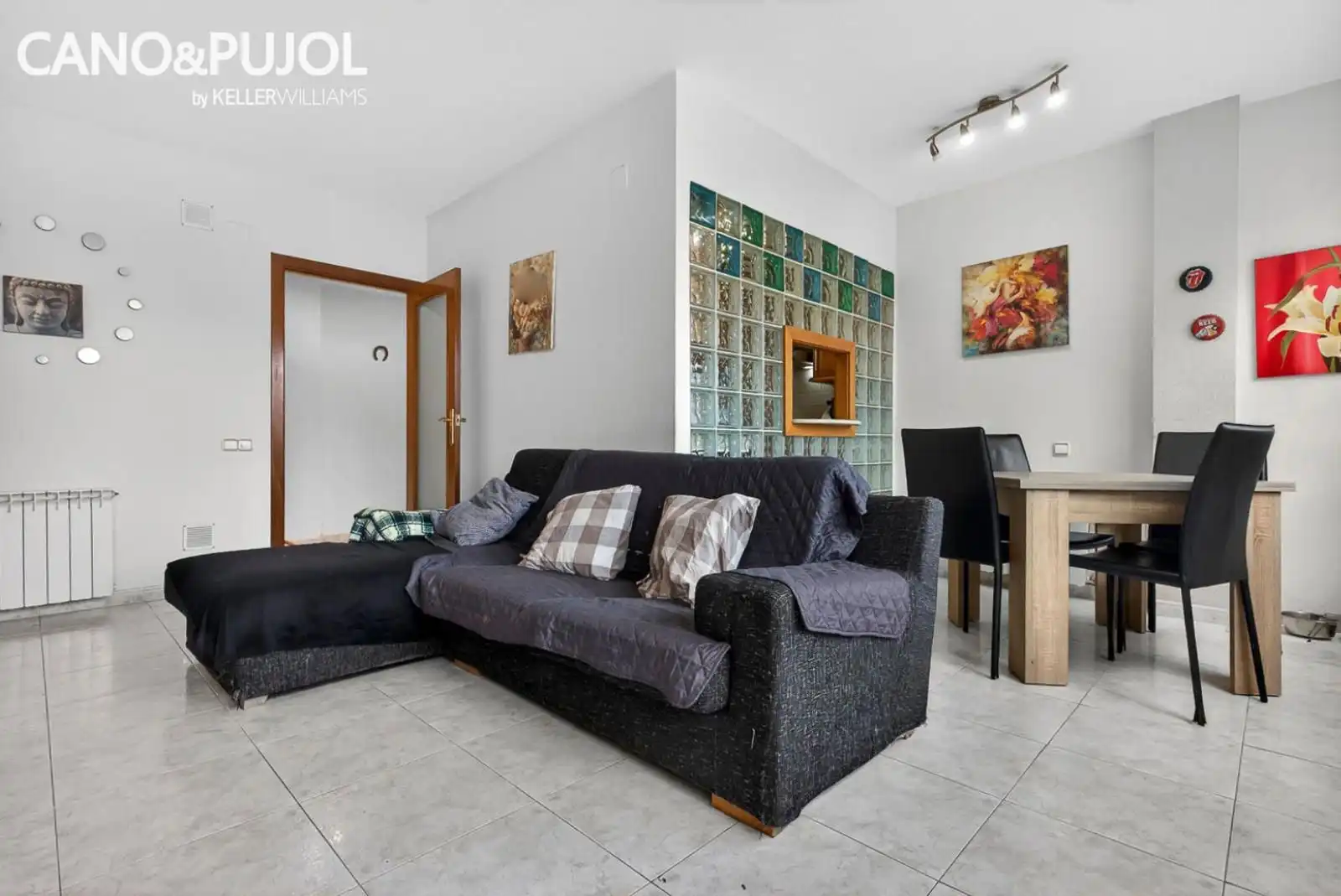 Sala de estar de Piso en venta en Sant Quirze del Vallès con Calefacción