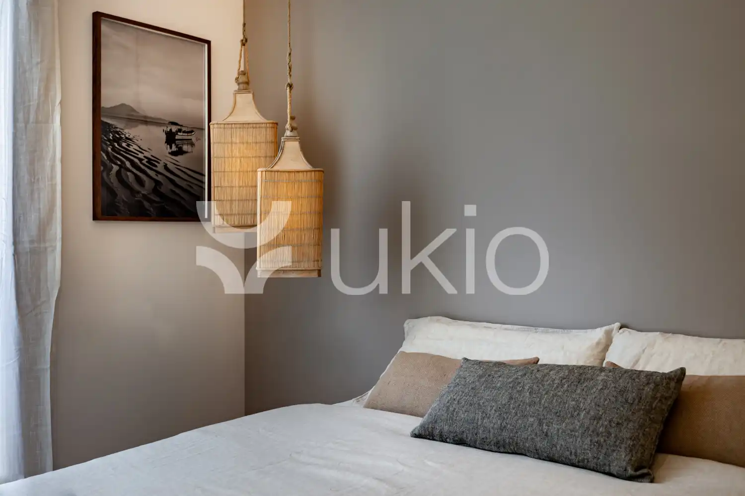 Habitación de Apartamento de alquiler en Barcelona con Aire acondicionado, Calefacción y Amueblado