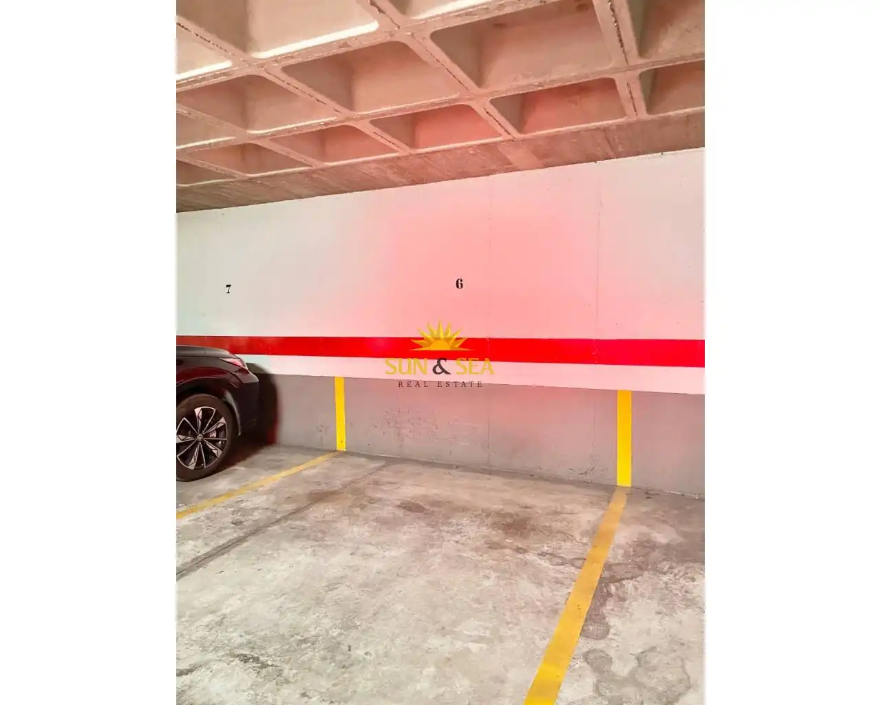 Parking de Piso de alquiler en Murcia con Aire acondicionado, Calefacción y Amueblado