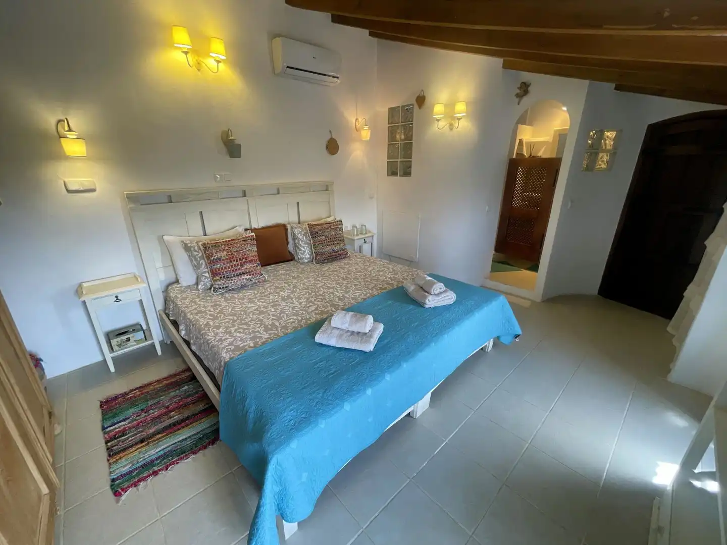Bedroom of Country homes for sale in Villanueva de la Concepción  with Air Conditioner, Heating and Private garden
