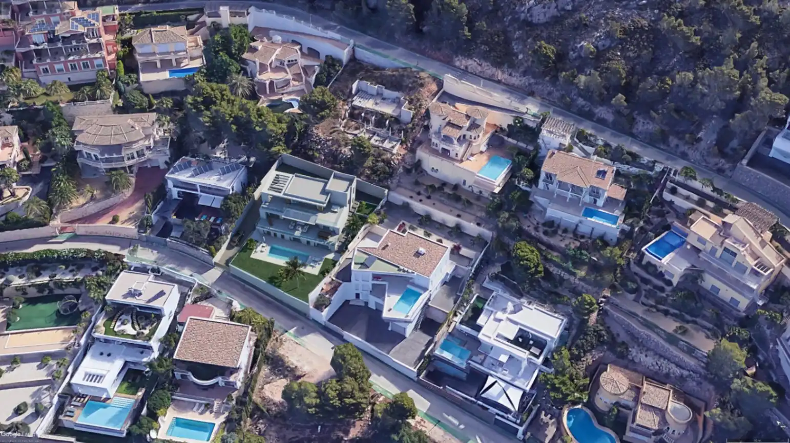 Exterior view of Houses for sale in Altea  with Air Conditioner, Private garden and Terrace