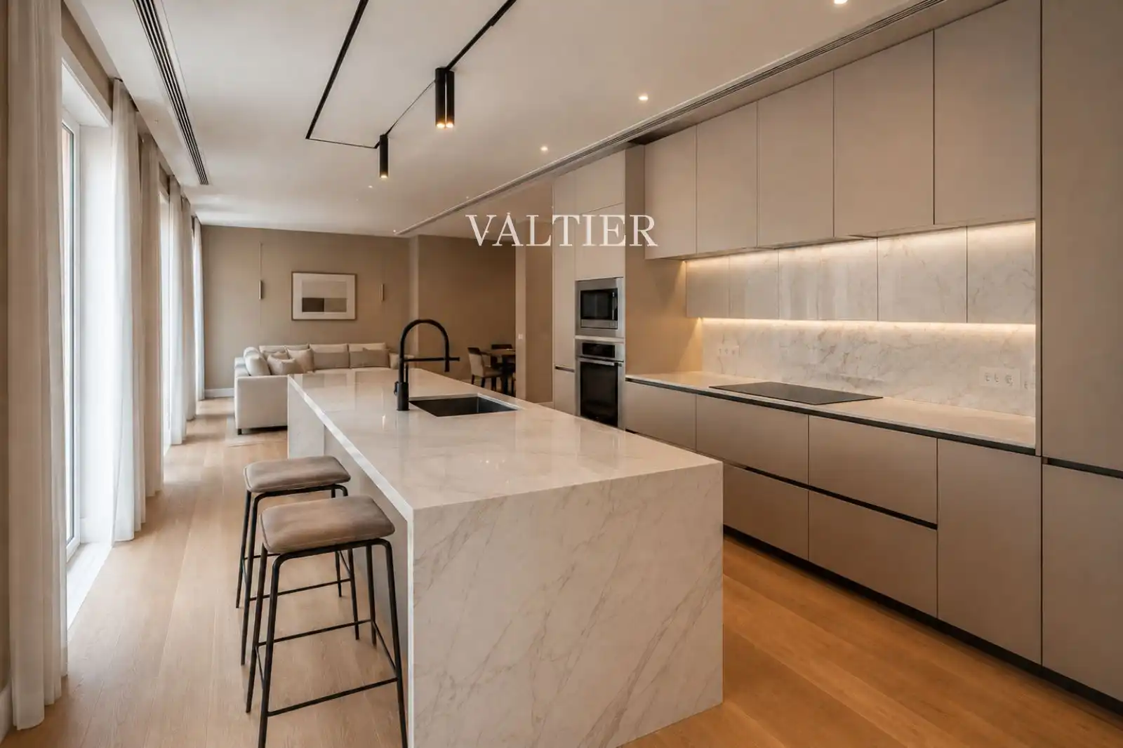 Kitchen of Flat for sale in Madrid  with Furnished