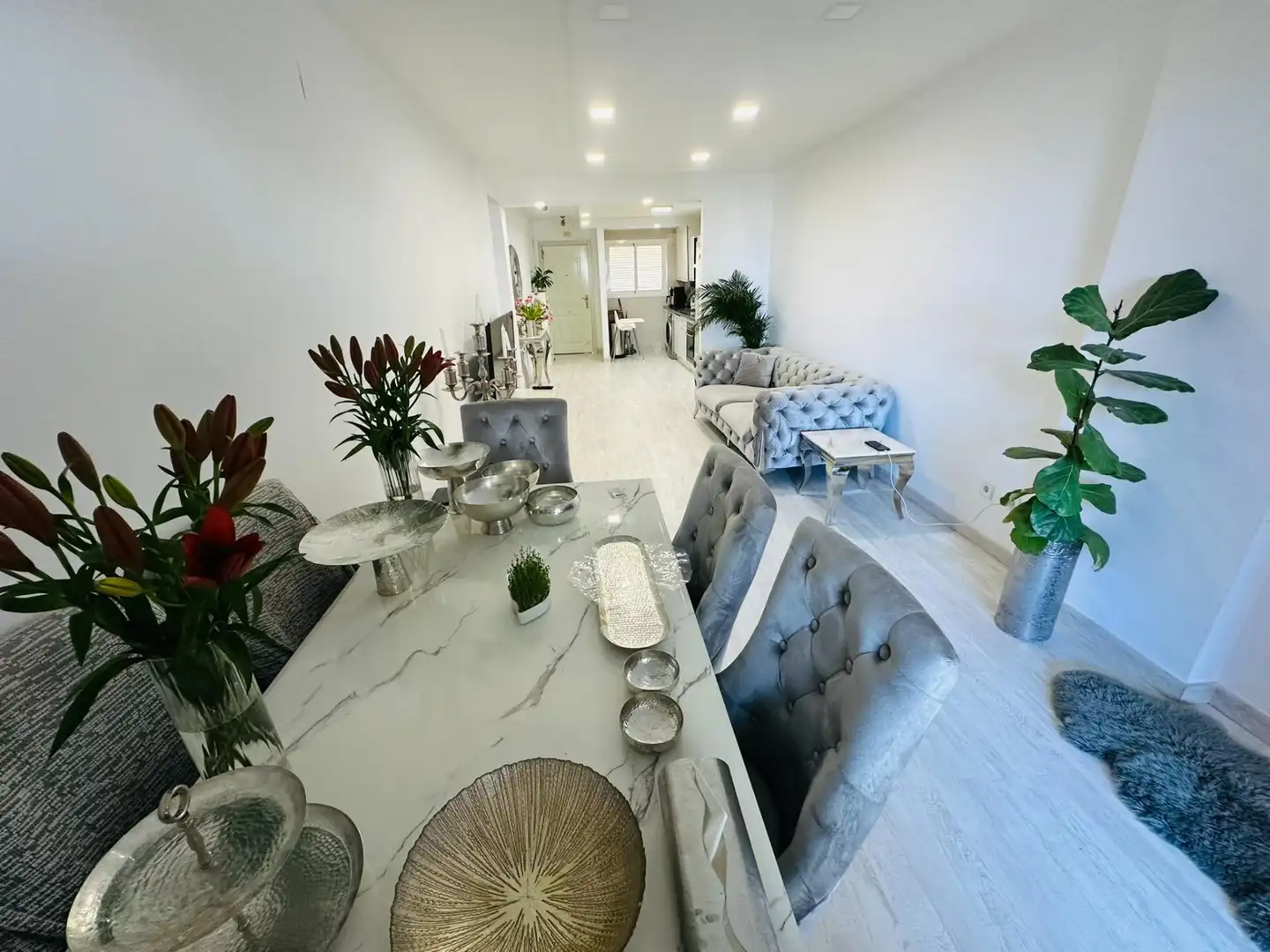 Comedor de Piso en venta en Benalmádena con Aire acondicionado, Jardín privado y Terraza