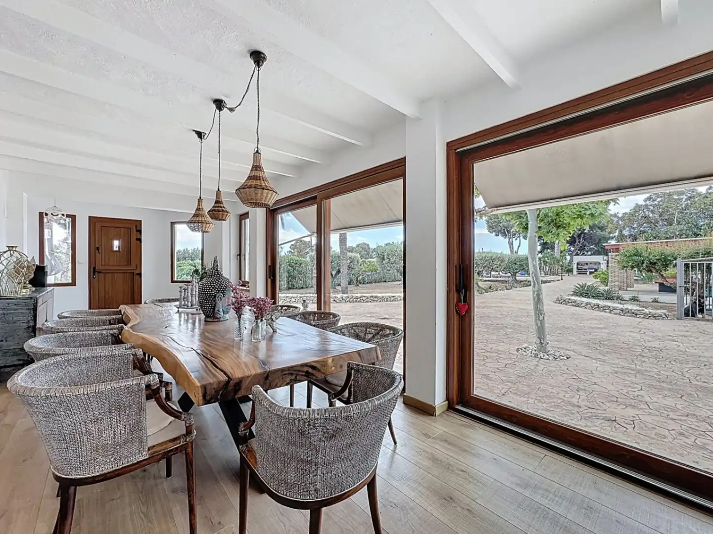 Dining room of Houses for sale in L'Alfàs del Pi  with Air Conditioner, Heating and Private garden