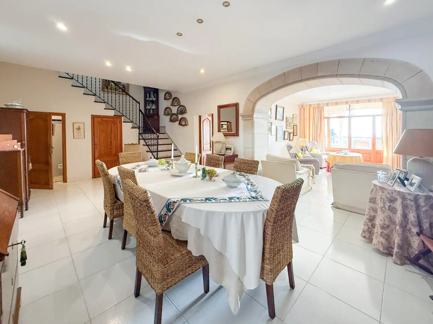 Dining room of Houses for rent in Selva  with Private garden, Terrace and Swimming Pool
