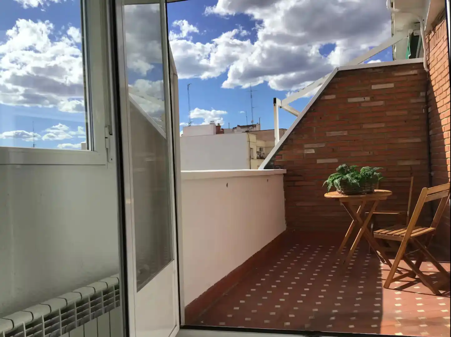 Balcony of Flat for rent in Arganzuela