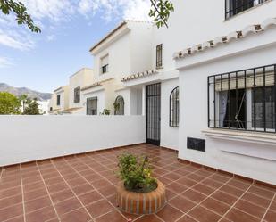 Exterior view of Single-family semi-detached for sale in Almuñécar  with Private garden, Parquet flooring and Terrace