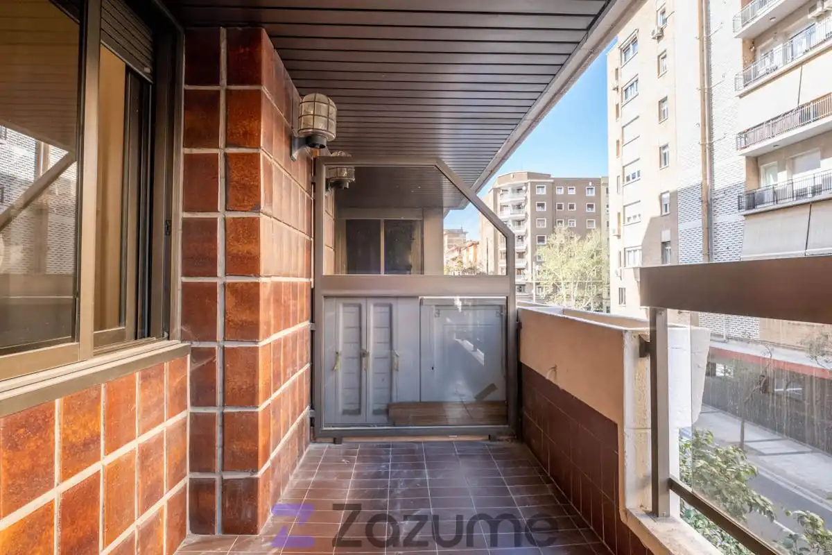 Terraza de Piso de alquiler en Zaragoza con Calefacción, Parquet y Terraza