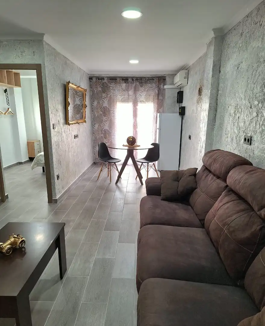 Living room of Flat for rent in Elda  with Air Conditioner, Furnished and Oven