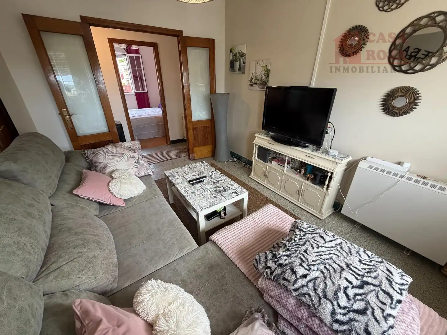 Sala de estar de Casa o chalet en venta en Bueu con Calefacción, Trastero y Amueblado