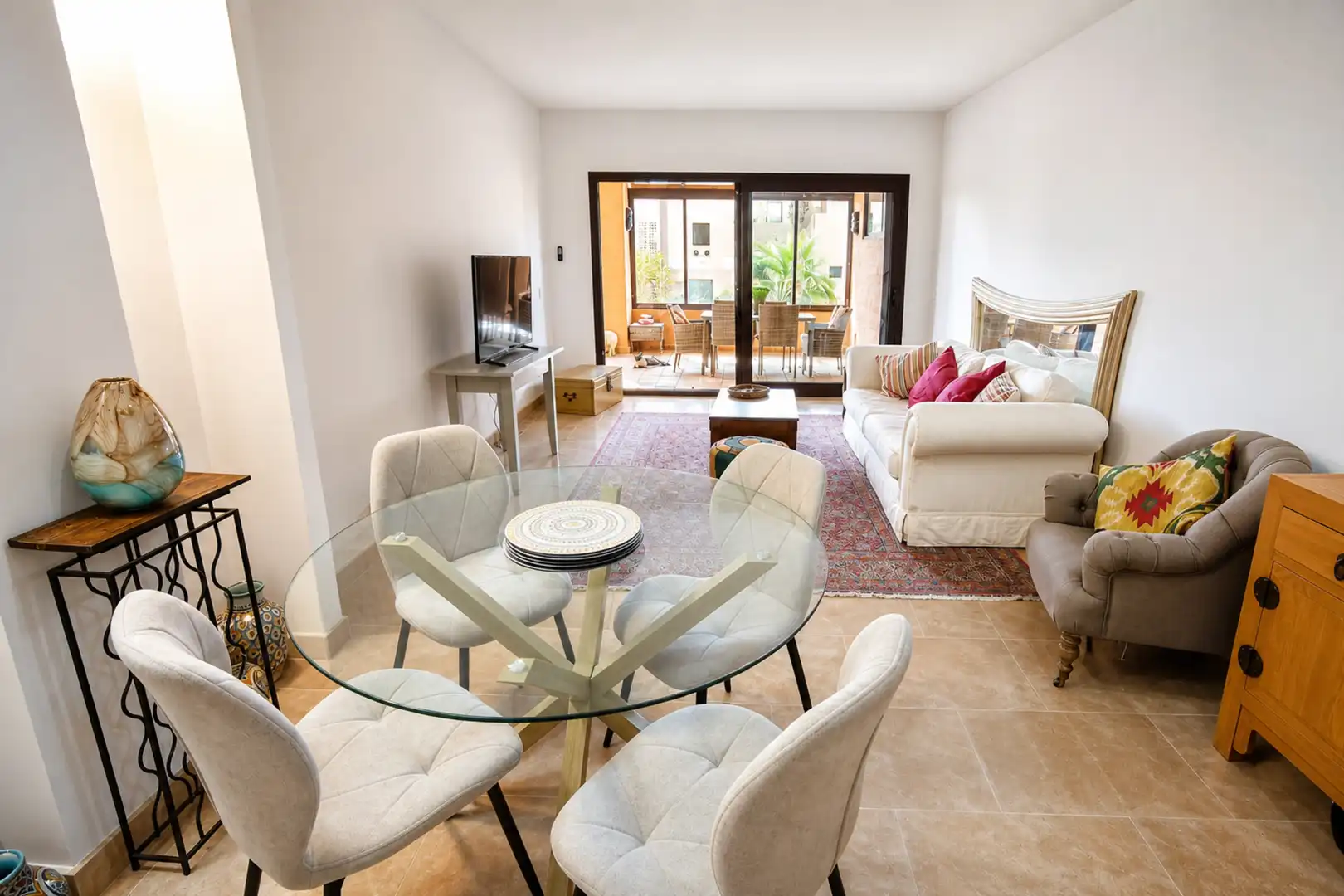 Living room of Apartments for sale in Manilva  with Air Conditioner, Terrace and Storage room