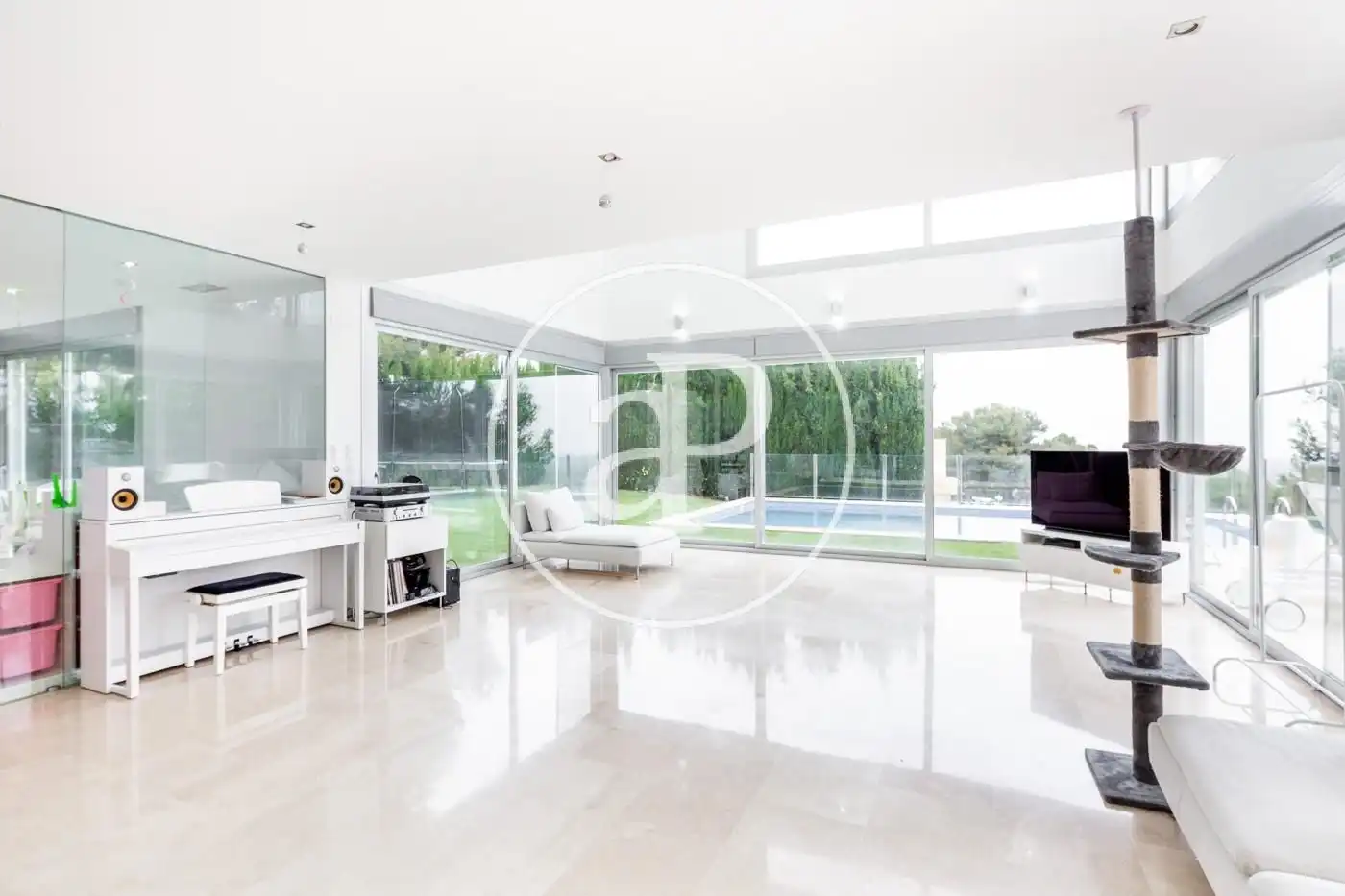 Living room of Houses for sale in Chiva  with Air Conditioner, Heating and Private garden