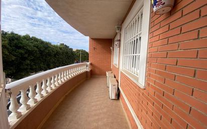 Balcony of House or chalet for sale in Roquetas de Mar  with Air Conditioner, Heating and Terrace