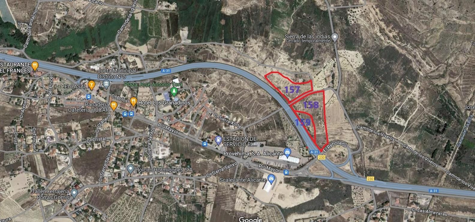 Industrial land for sale in Oria