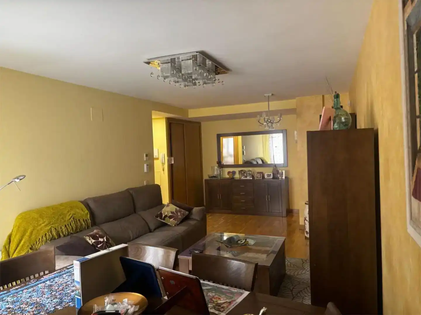 Sala de estar de Dúplex en venta en Peñafiel con Parquet, Trastero y Amueblado