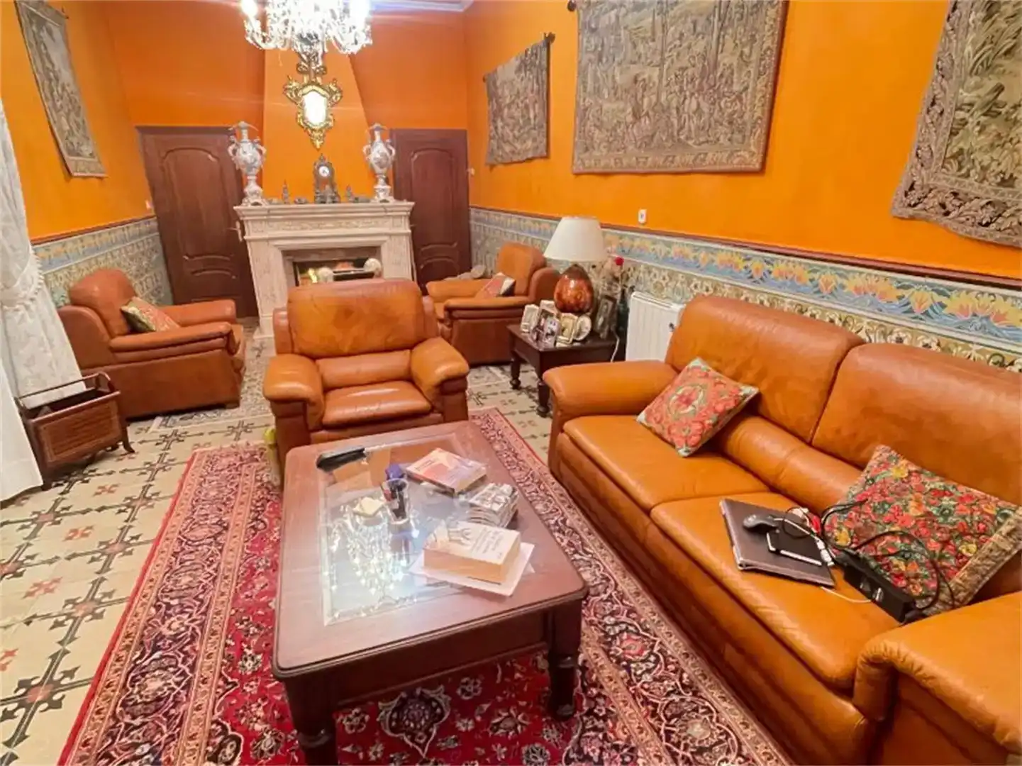 Sala d'estar de Finca rústica en venda en Carmona, Sevilla