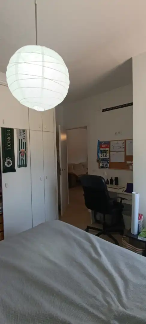 Schlafzimmer von Wohnung zur Miete in Madrid mit Klimaanlage, Heizung und Möbliert