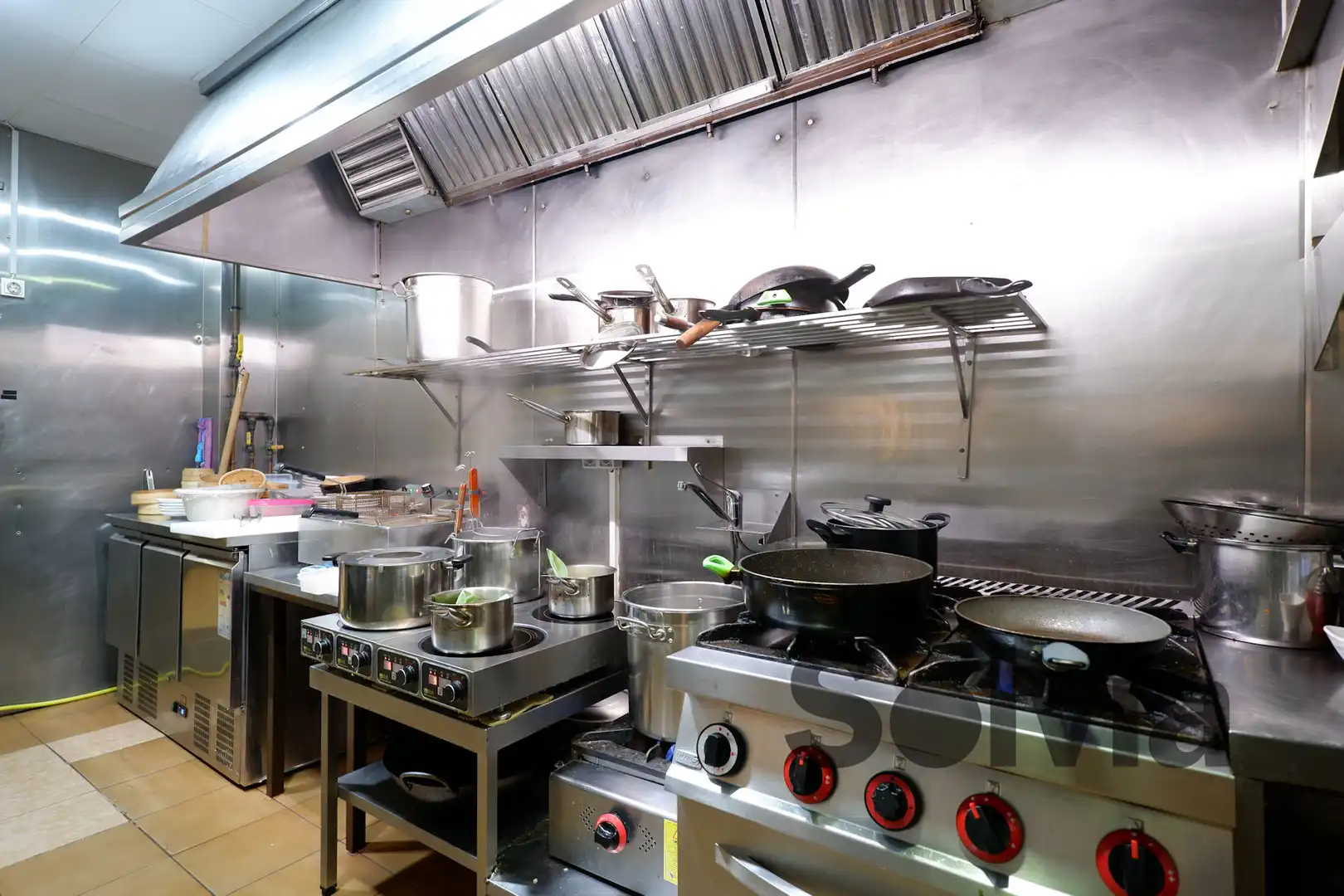 Cocina de Local en traspaso en Valencia con Aire acondicionado, Calefacción y Terraza