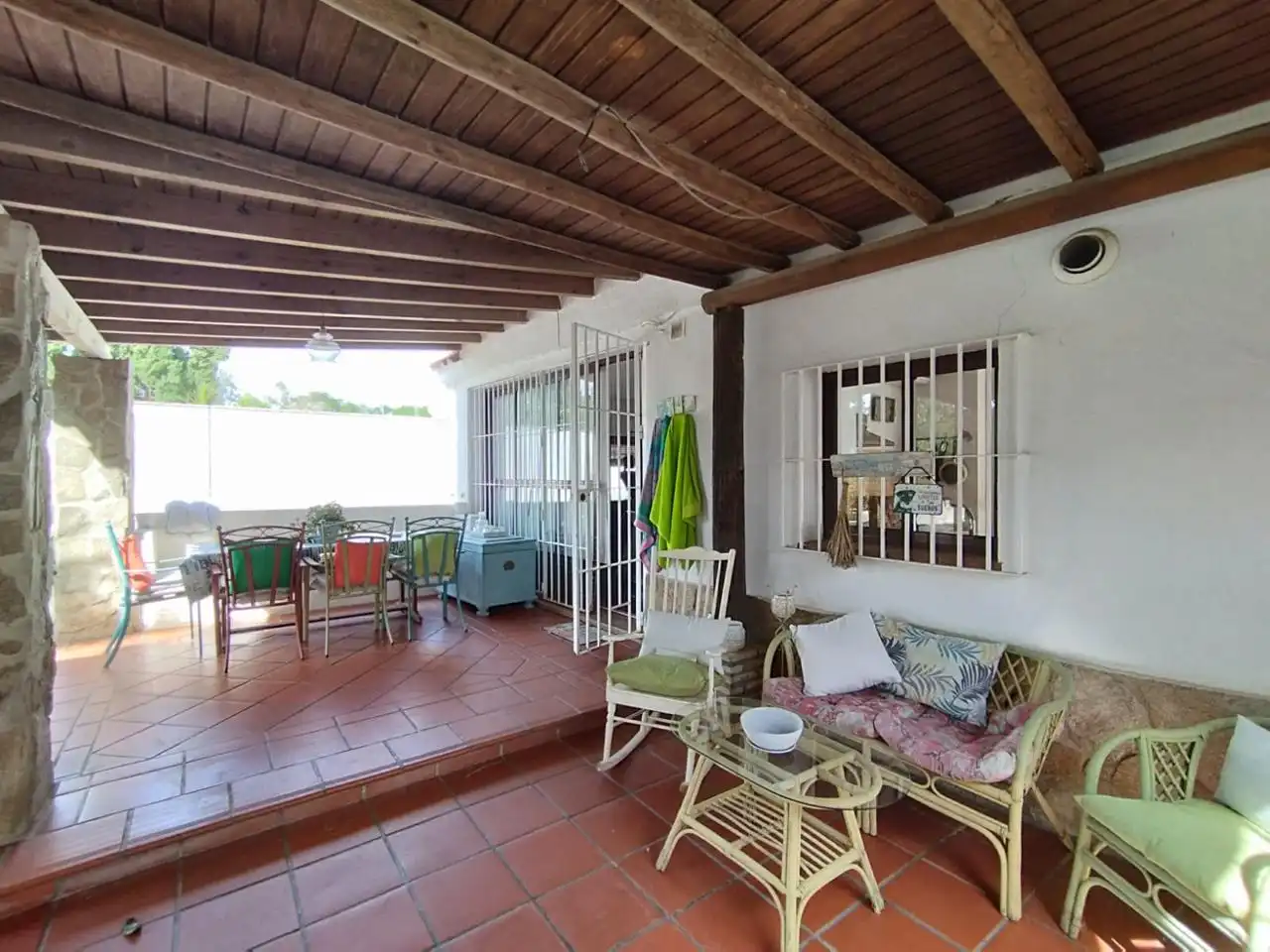 Terrace of Country homes for sale in Sanlúcar de Barrameda  with Private garden, Storage room and Swimming Pool