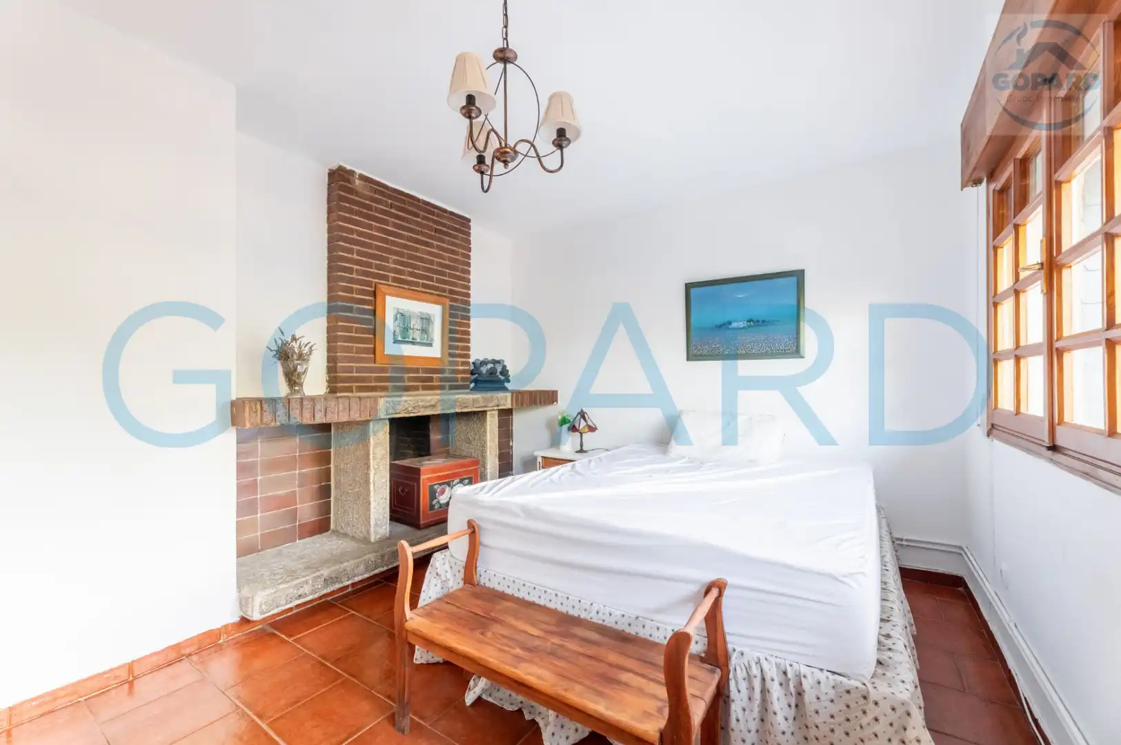 Dormitori de Casa o xalet en venda en Alpedrete amb Calefacció, Jardí privat i Parquet