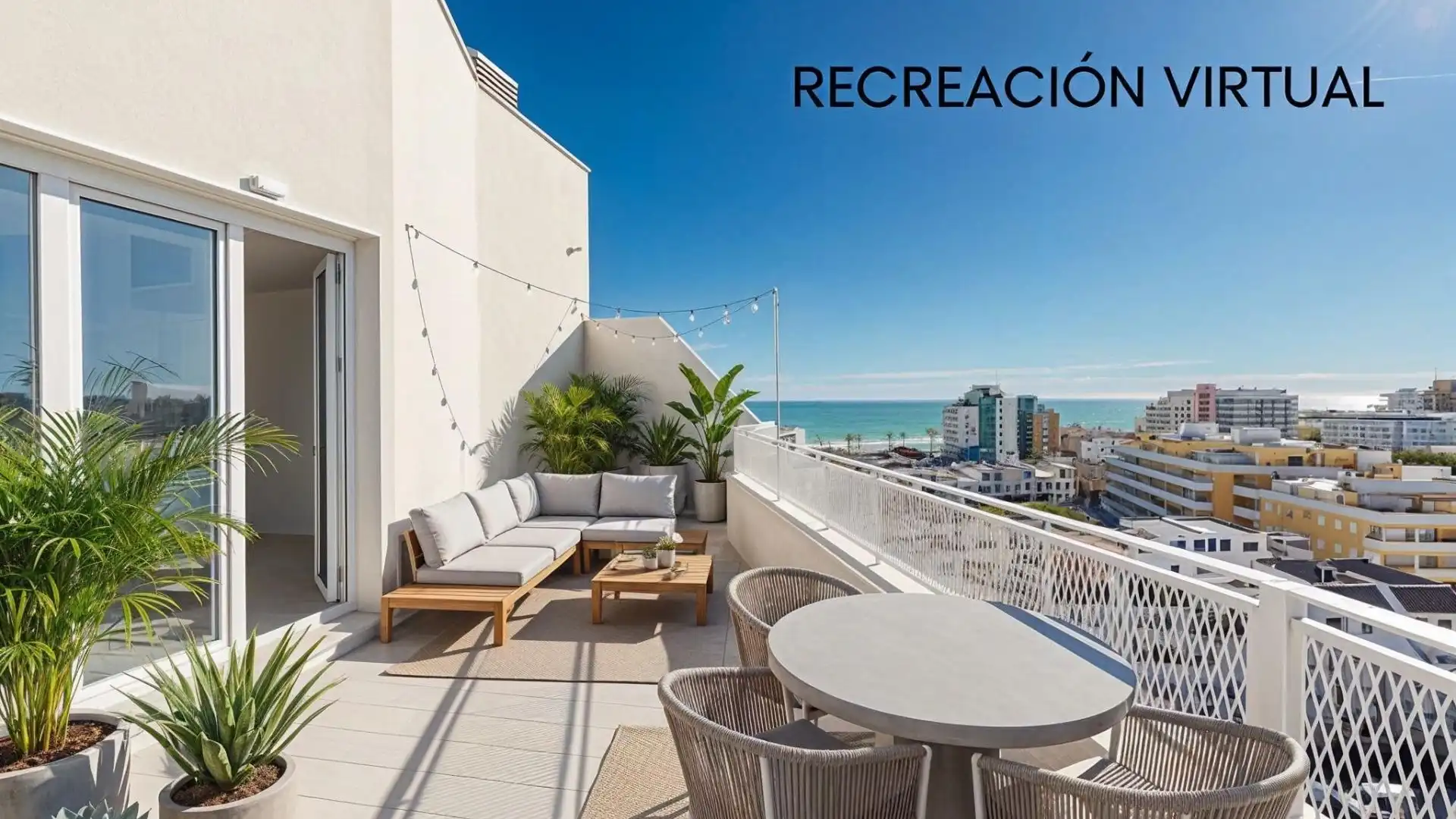 Terrasse von Dachboden zum Verkauf in Peñíscola / Peníscola mit Terrasse und Gemeinschaftspool