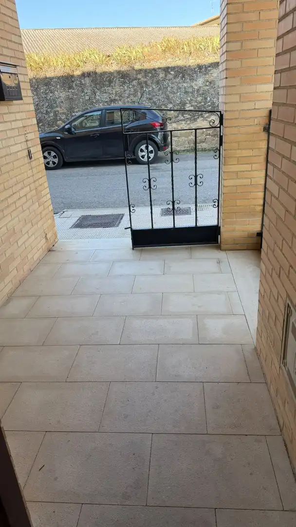 Terrassa de Casa adosada de lloguer en Olite / Erriberri amb Calefacció, Jardí privat i Parquet