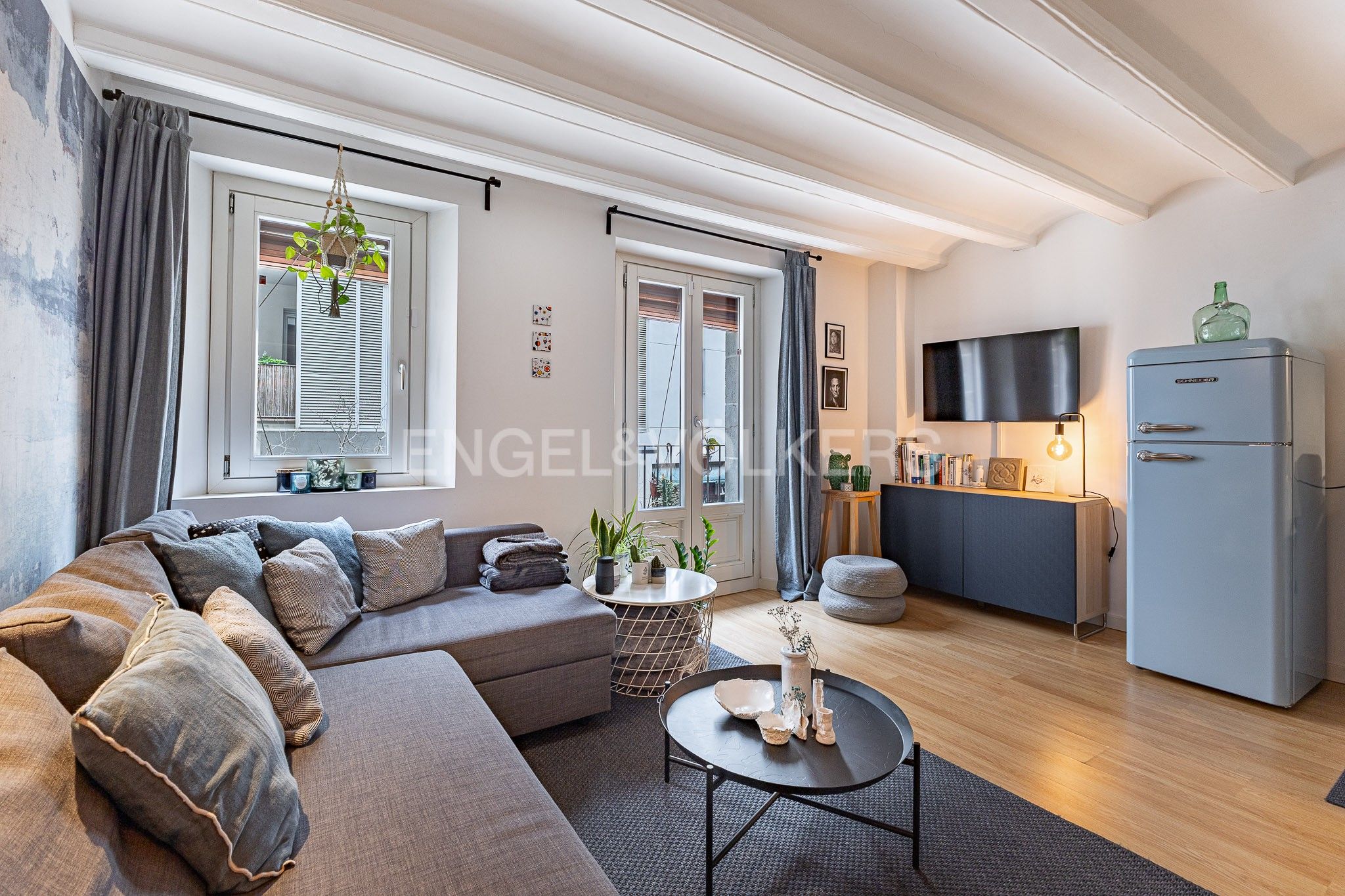 Living room of Apartment for sale in  Barcelona Capital  with Heating
