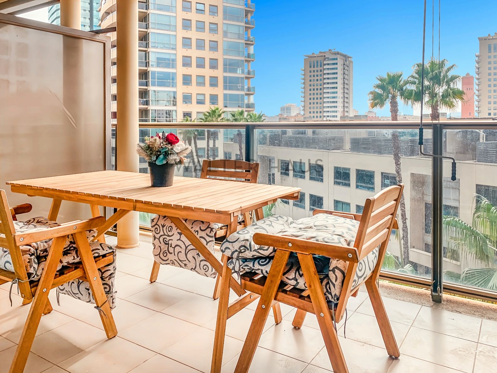 Terrasse von Wohnung zur Miete in  Barcelona Capital mit Klimaanlage, Heizung und Terrasse