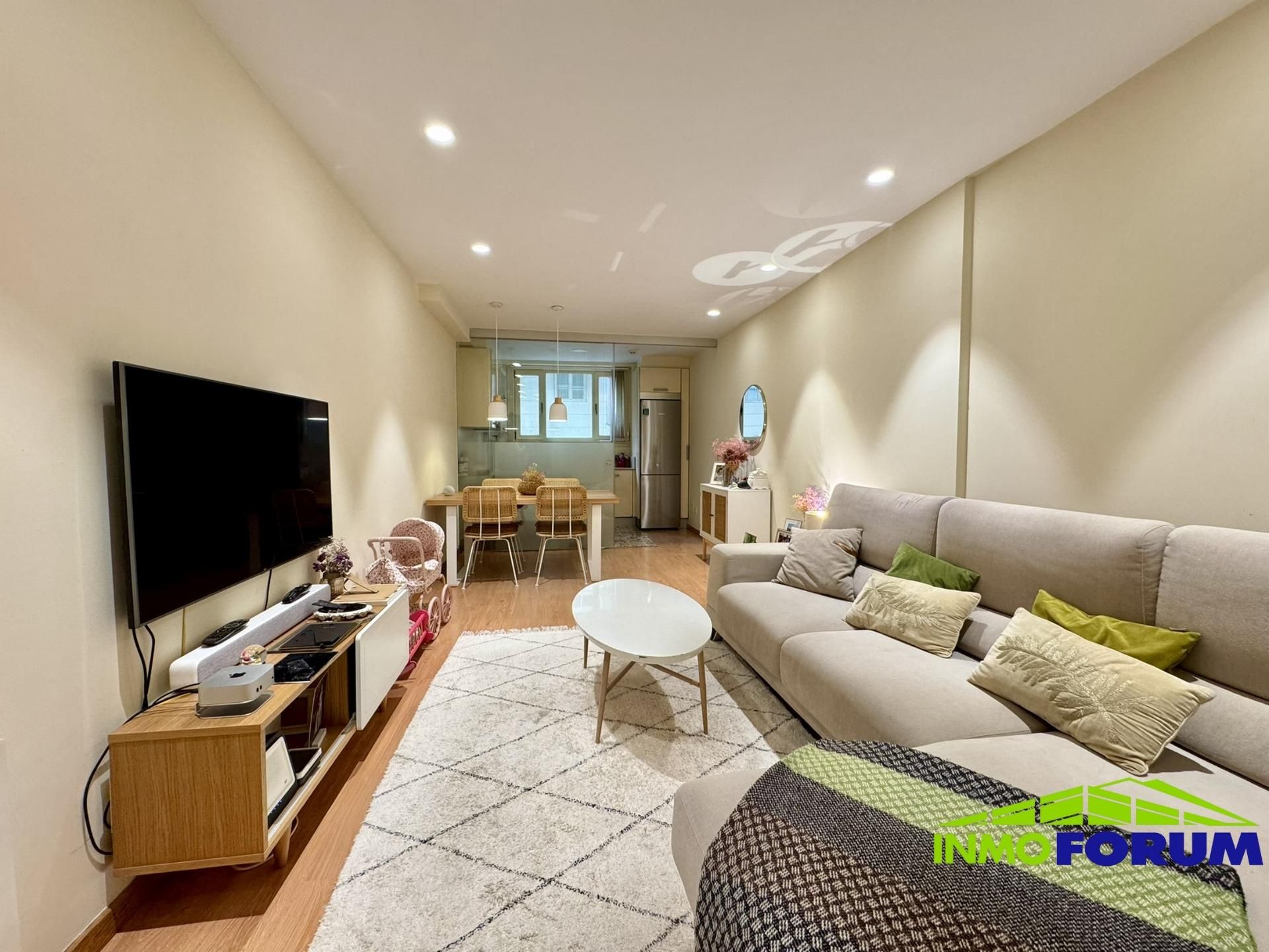 Living room of Flat for sale in A Coruña Capital   with Heating and Alarm