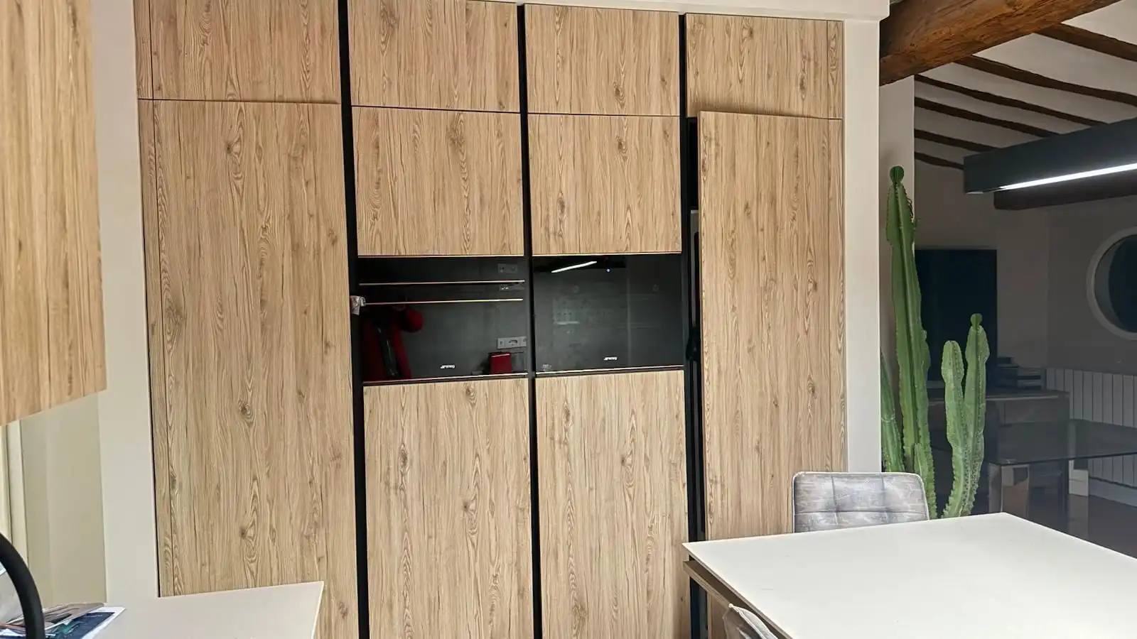 Cuina de Apartament de lloguer en  Logroño amb Aire condicionat, Calefacció i Terrassa
