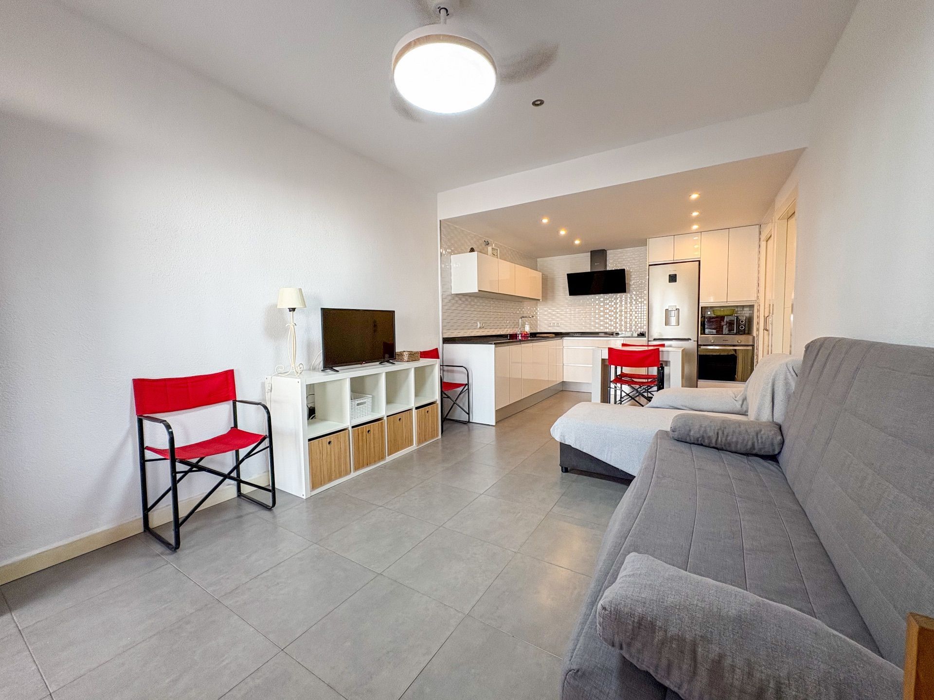 Living room of Flat to rent in Pilar de la Horadada  with Terrace and Furnished