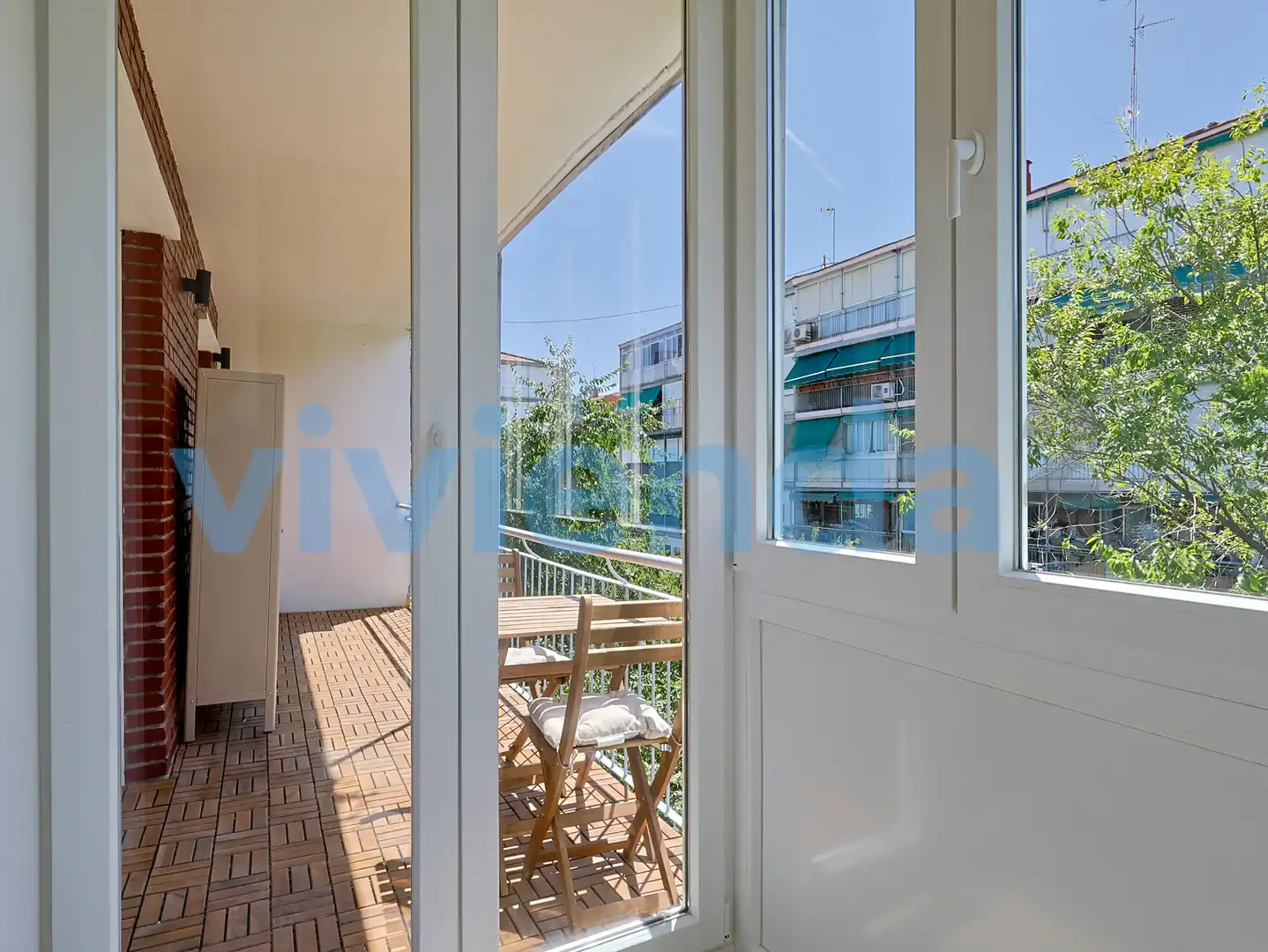 Terraza de Piso de alquiler en Madrid con Aire acondicionado, Calefacción y Terraza