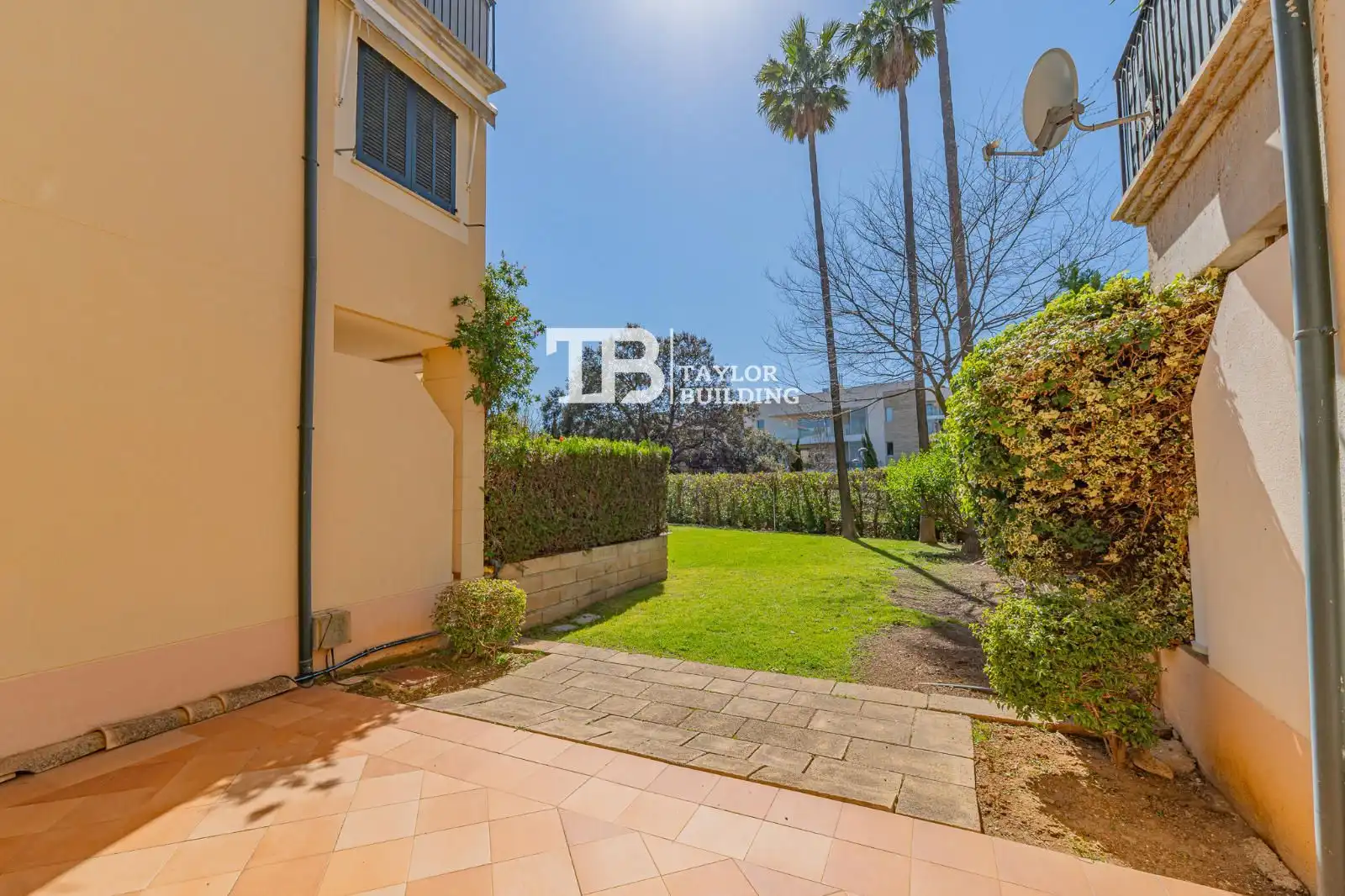 Garten von Wohnung zum Verkauf in  Palma de Mallorca mit Klimaanlage, Heizung und Privatgarten
