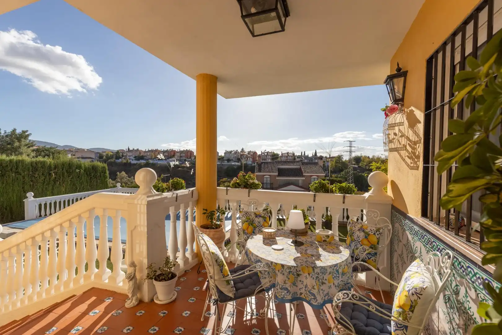 Terrassa de Casa o xalet en venda en Gójar amb Calefacció, Jardí privat i Terrassa